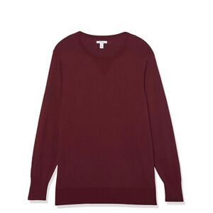 NEW Lightweight Fine Gauge Stretch Crewneck Pullover Sweater S